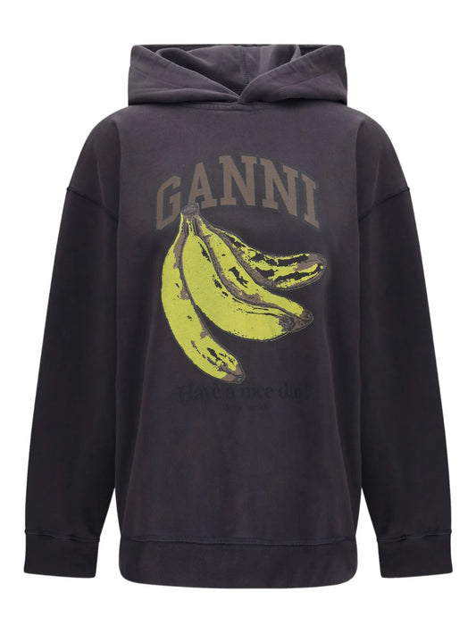 banana-print hoodie