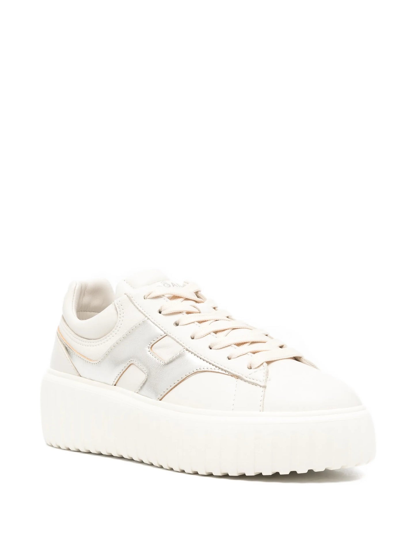 H-stripe platform sneakers