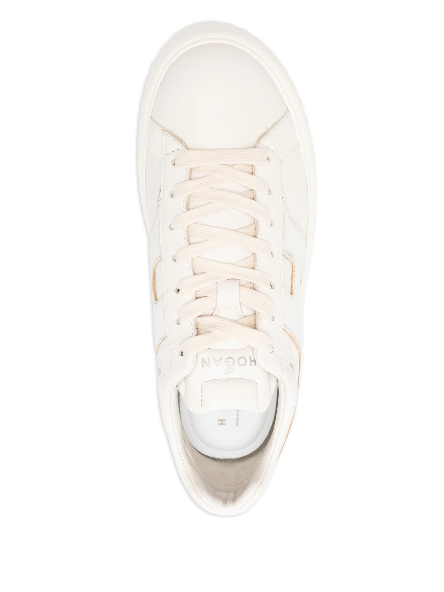 H-stripe platform sneakers