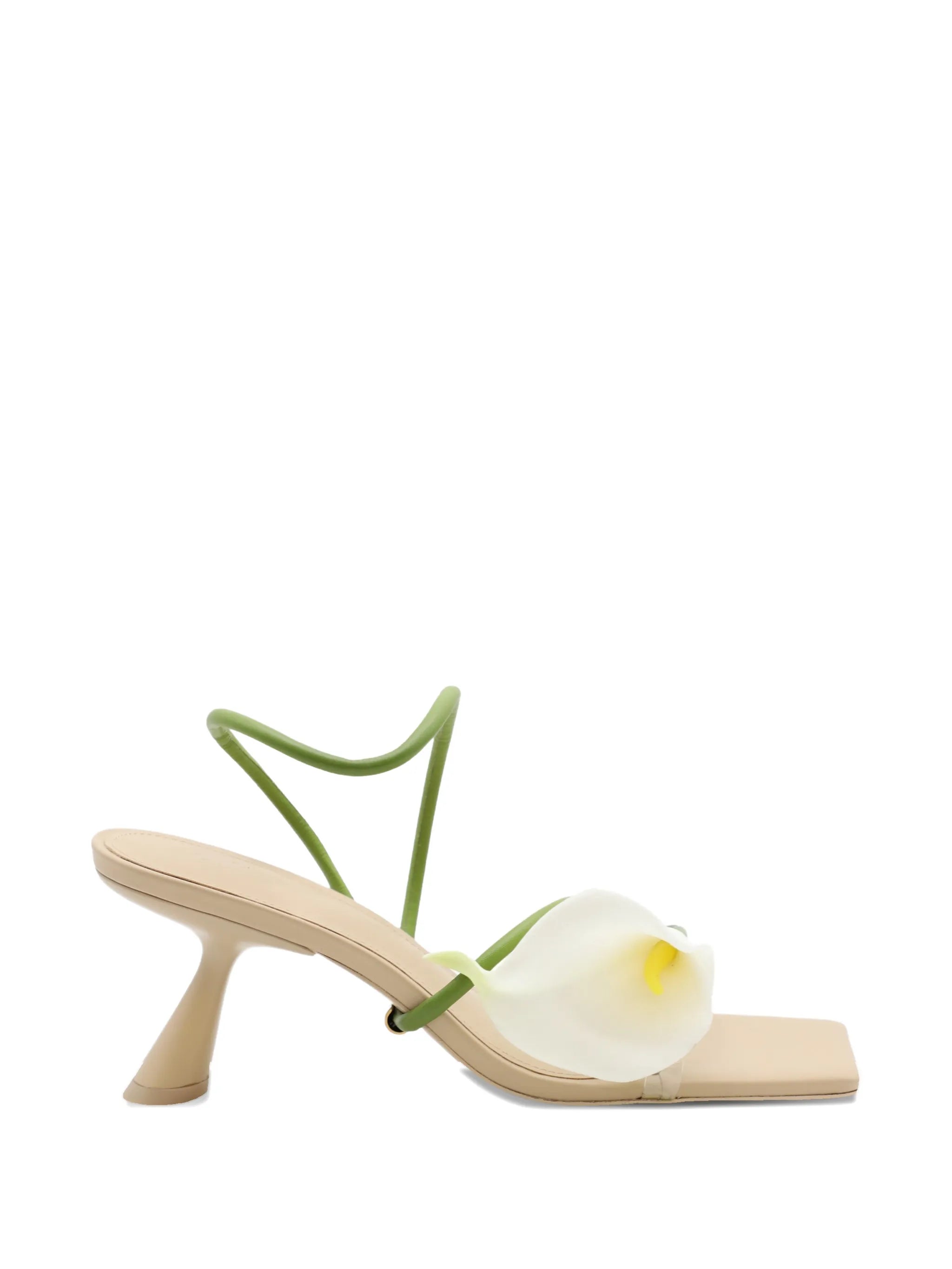 Ria flower-detail heeled sandals