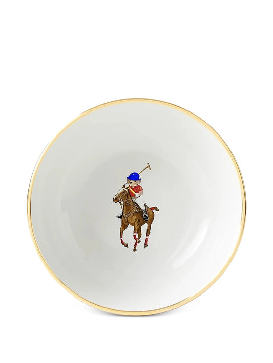 Polo Bear plate and bowl set (set of four)