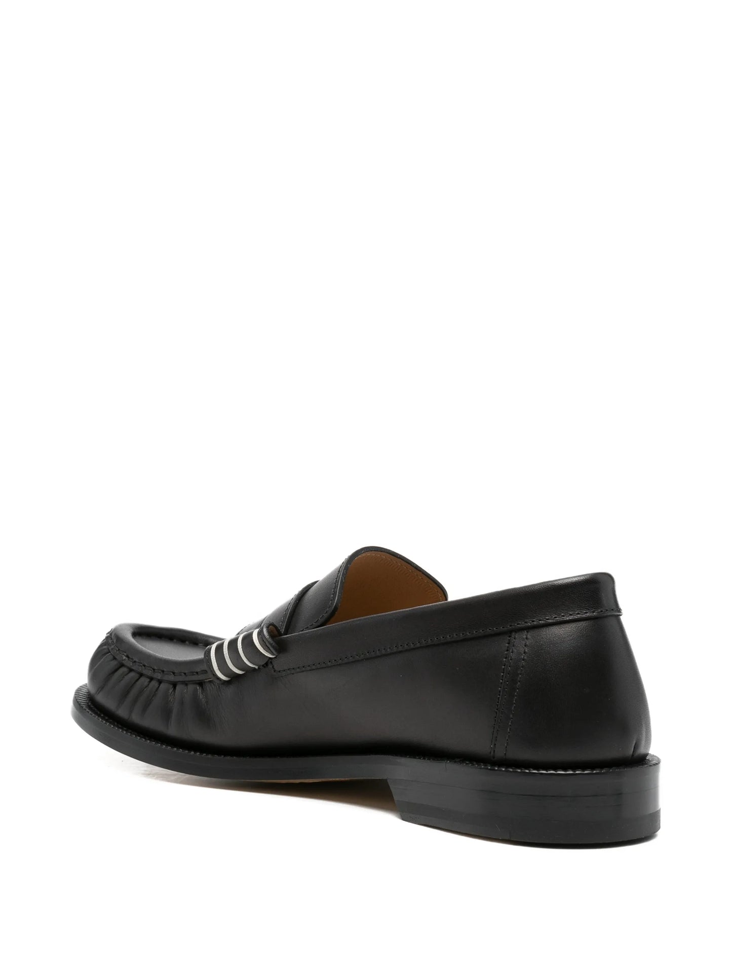 leather loafers