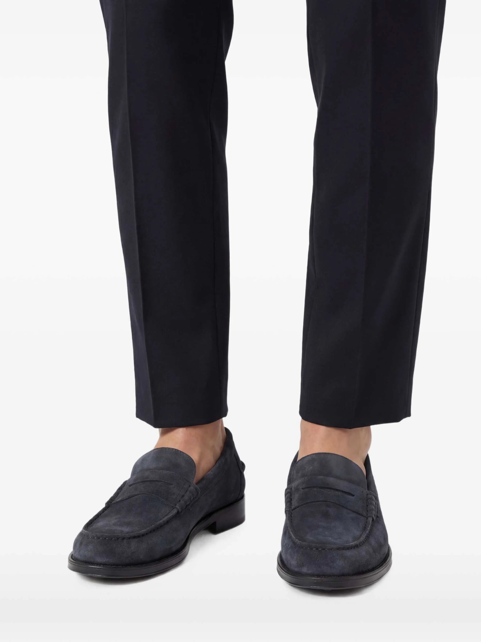 penny leather loafers