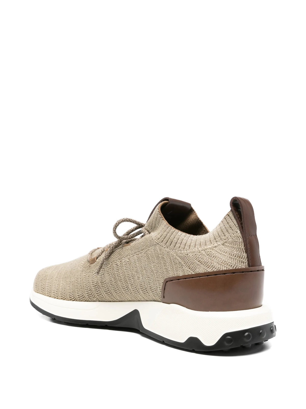 round-toe lace-up sneakers