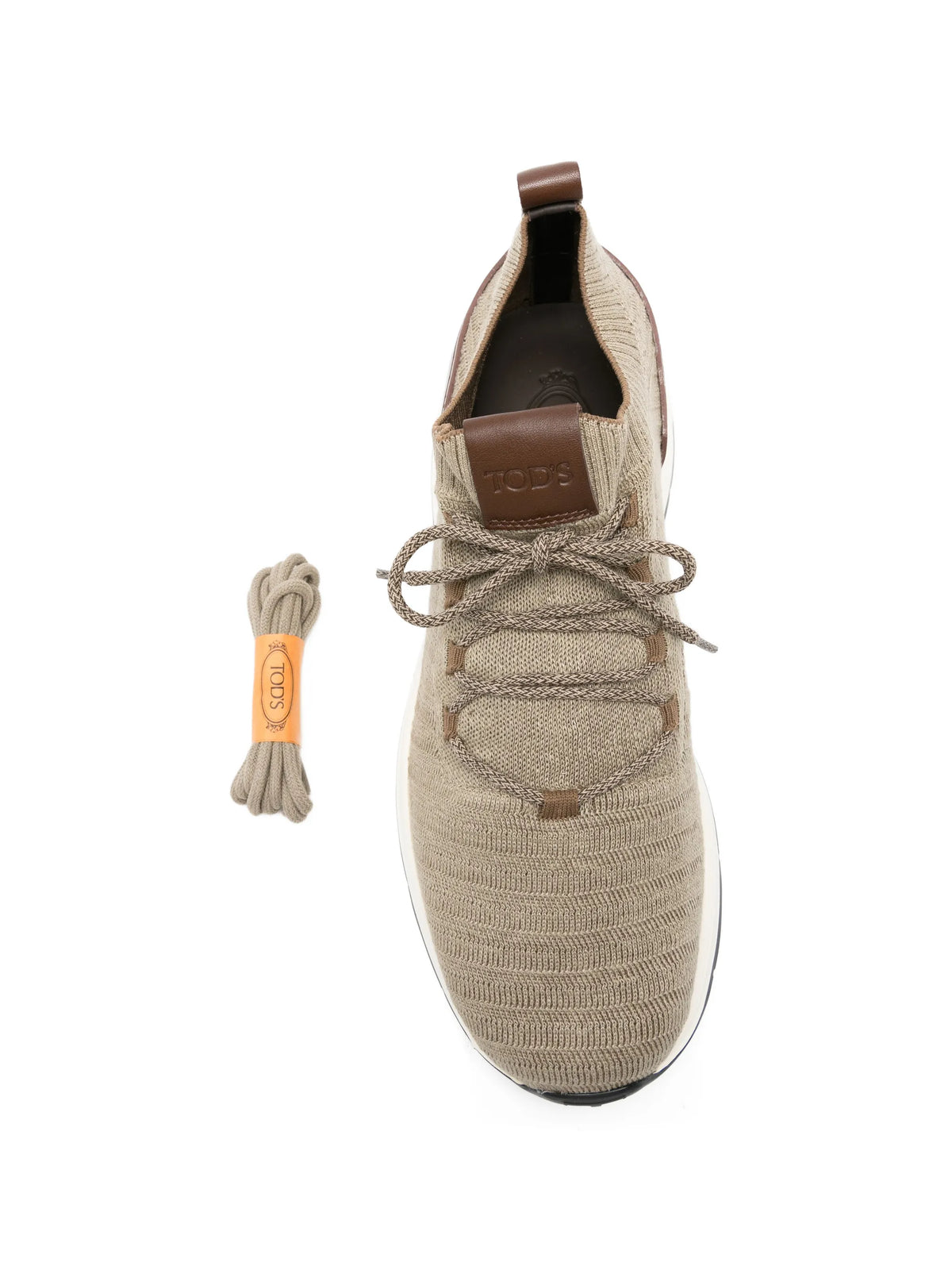 round-toe lace-up sneakers