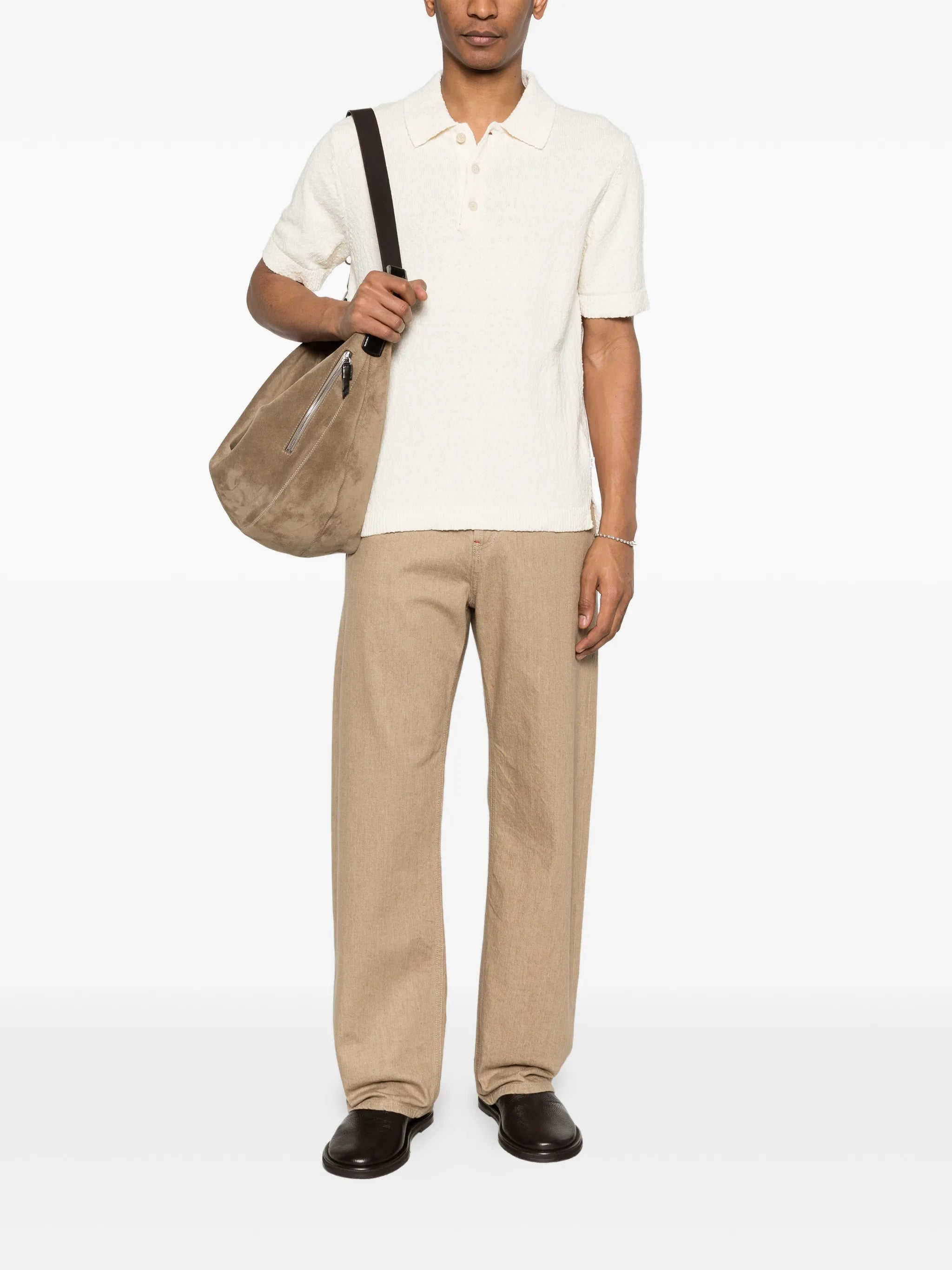 Randy textured polo shirt