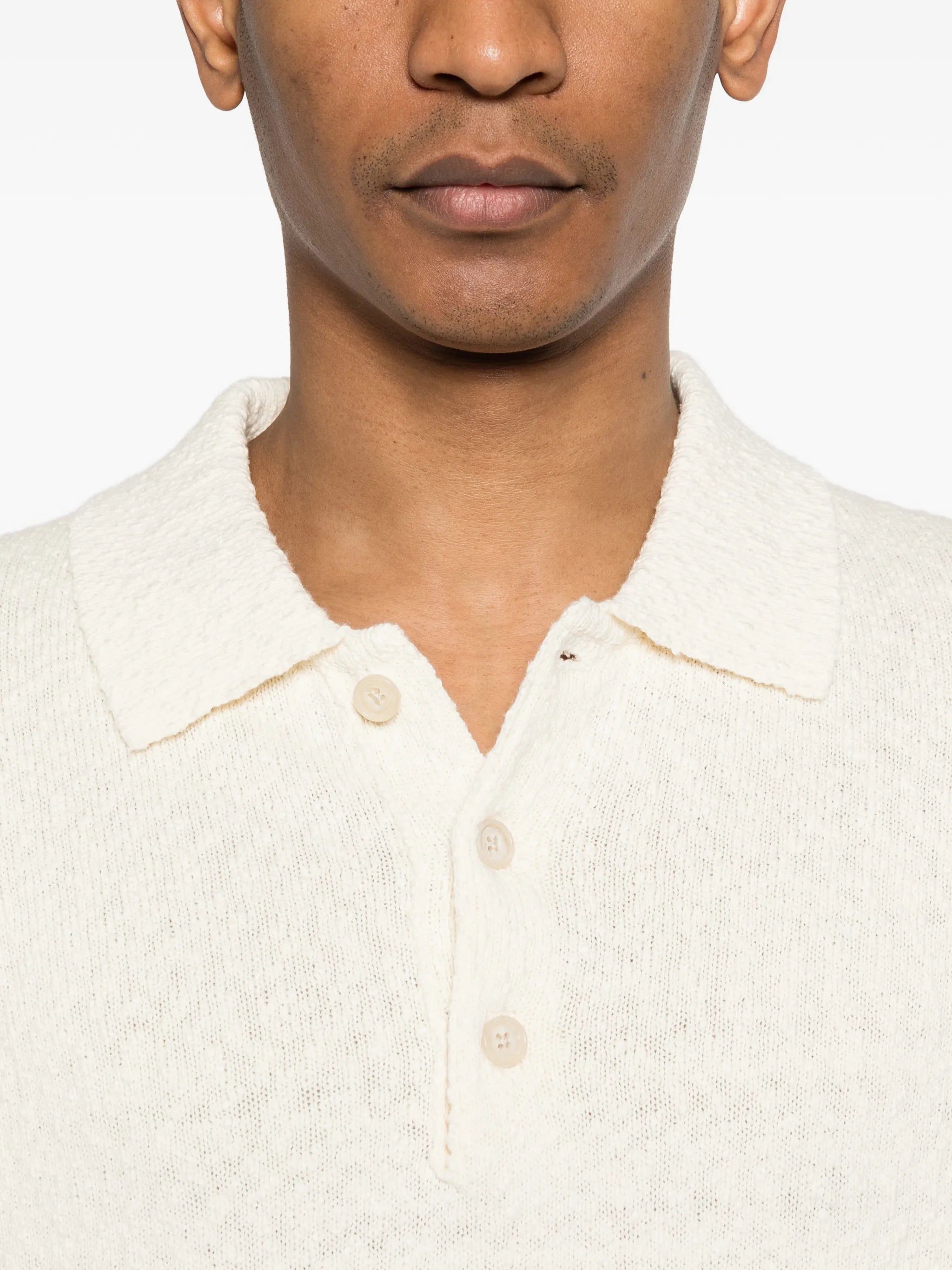 Randy textured polo shirt