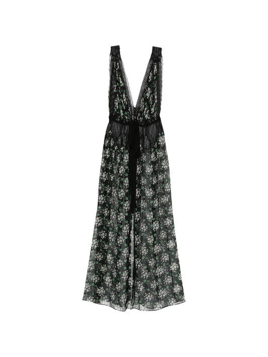 floral-print maxi dress