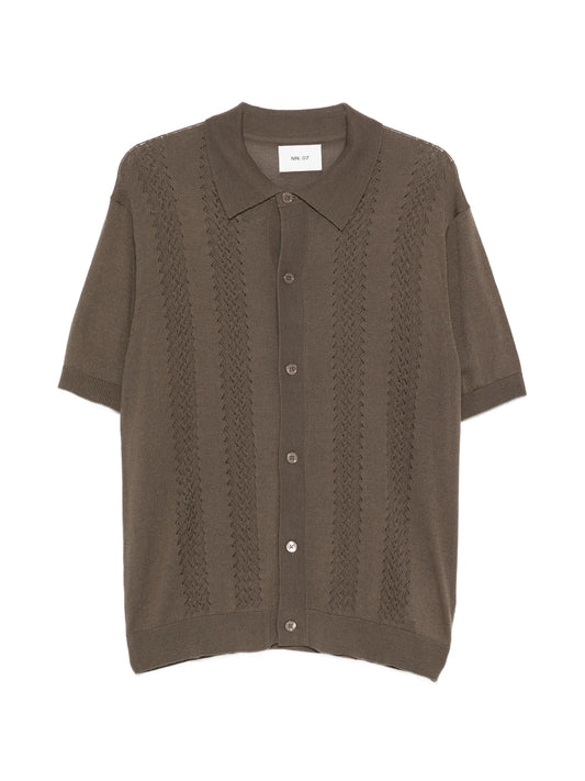 Thor openwork knit cardigan