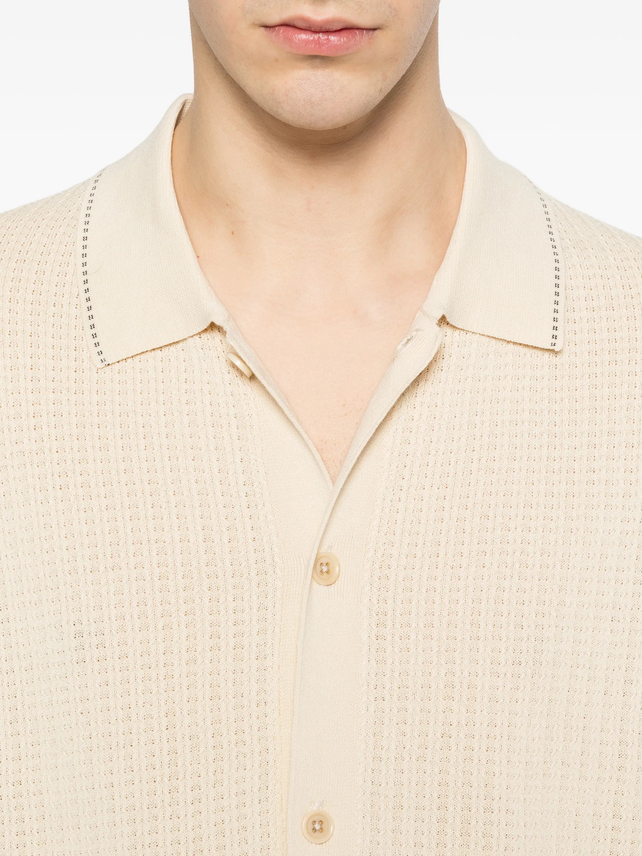 Nalo buttoned polo shirt