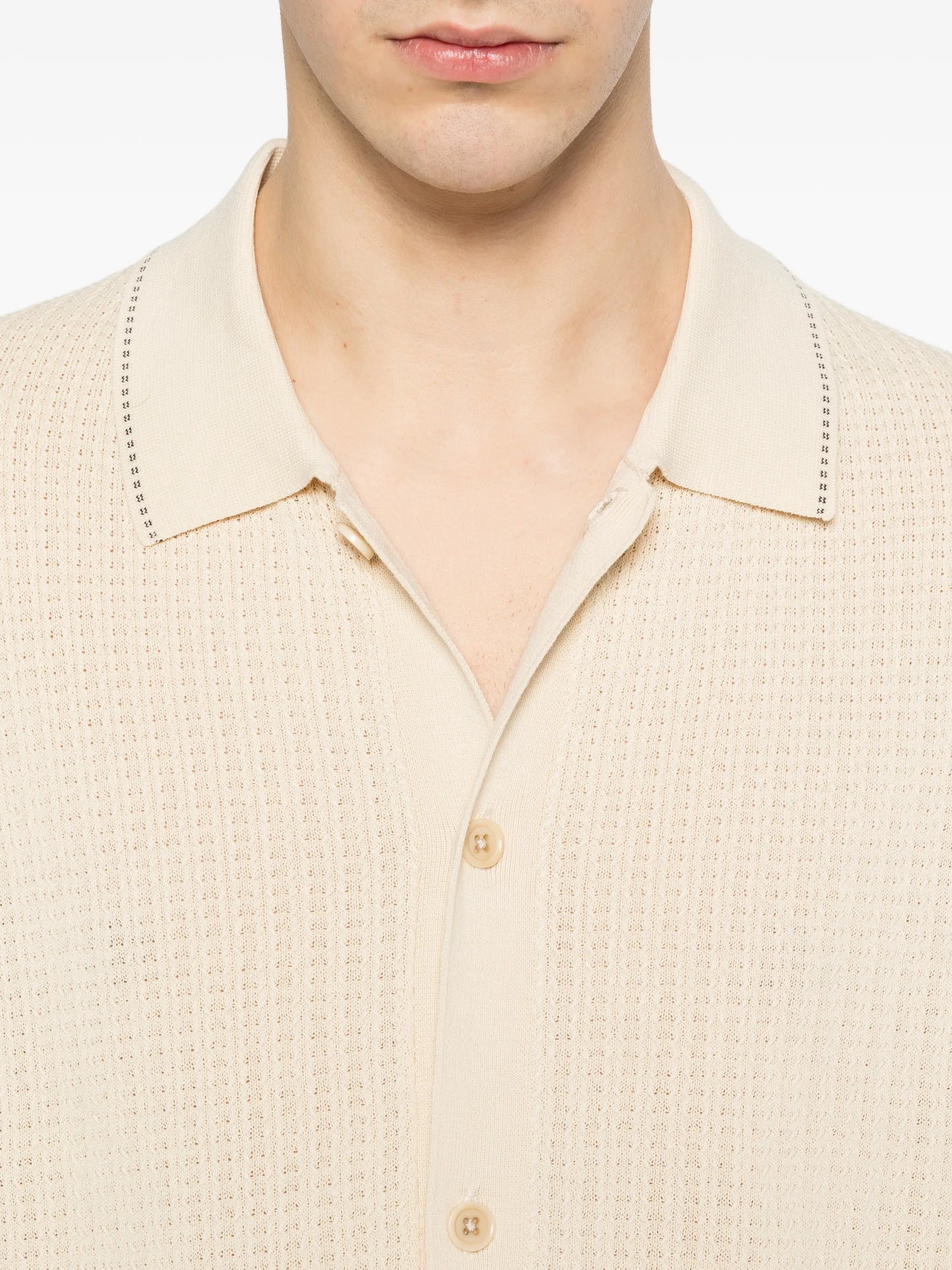 Nalo buttoned polo shirt