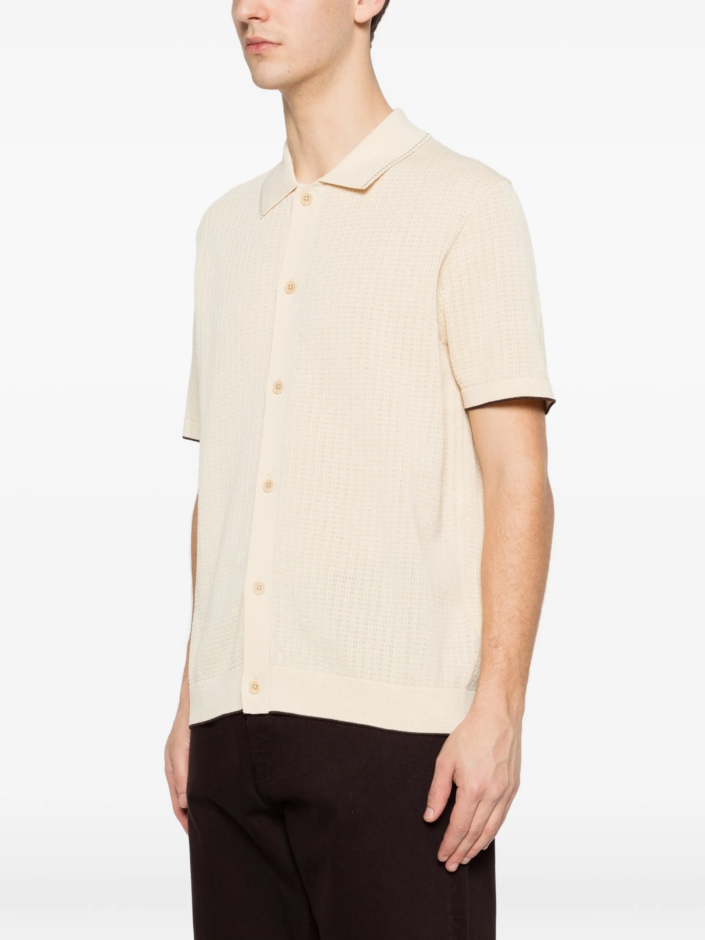 Nalo buttoned polo shirt