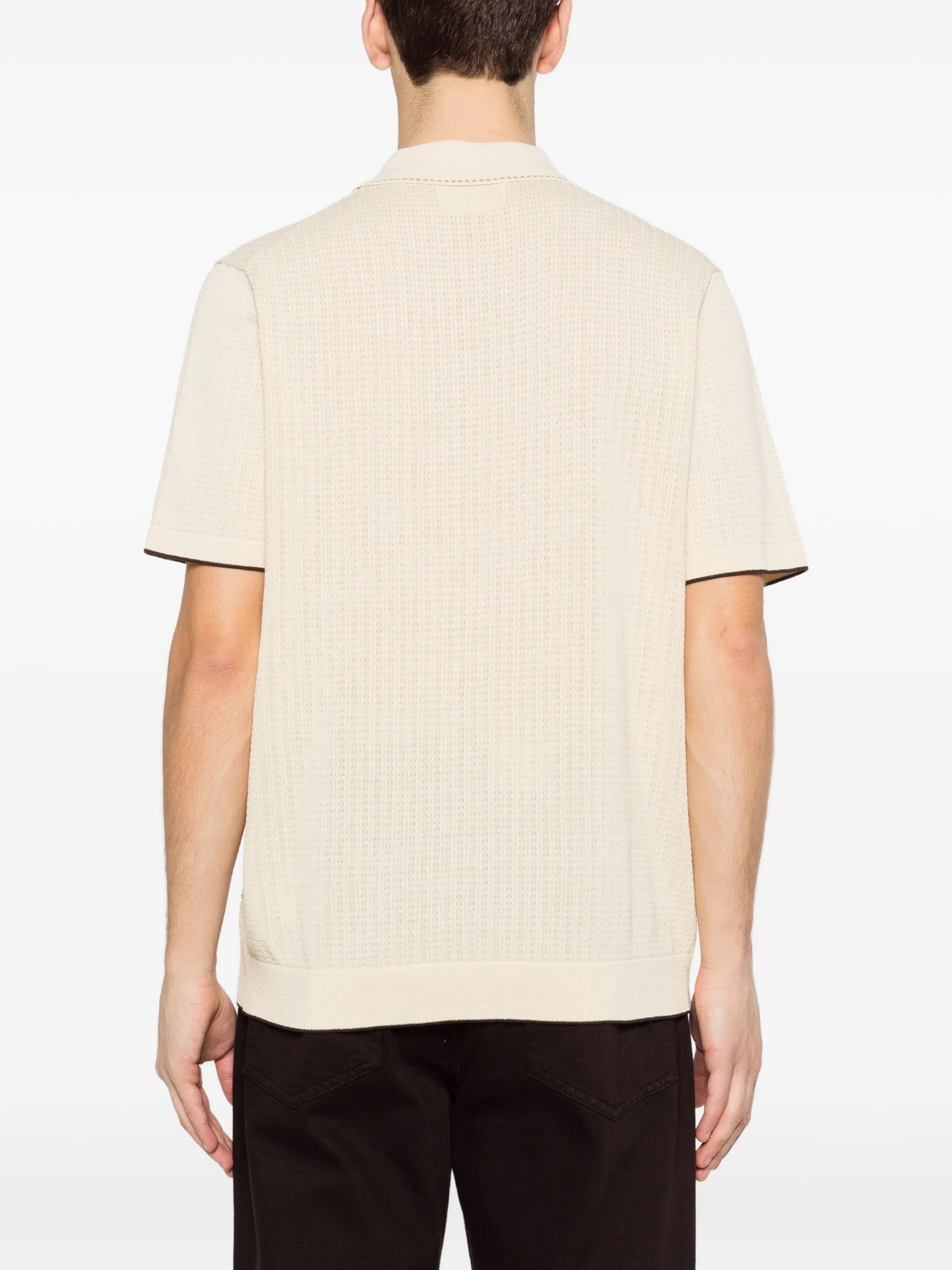 Nalo buttoned polo shirt