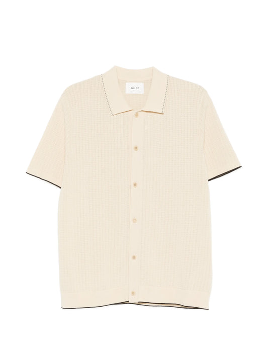 Nalo buttoned polo shirt