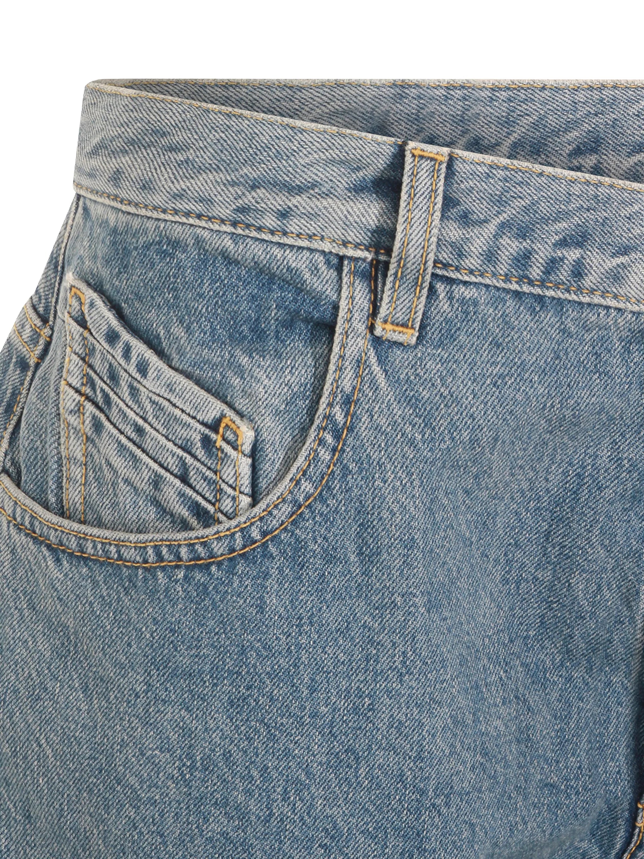 pocket-detail jeans