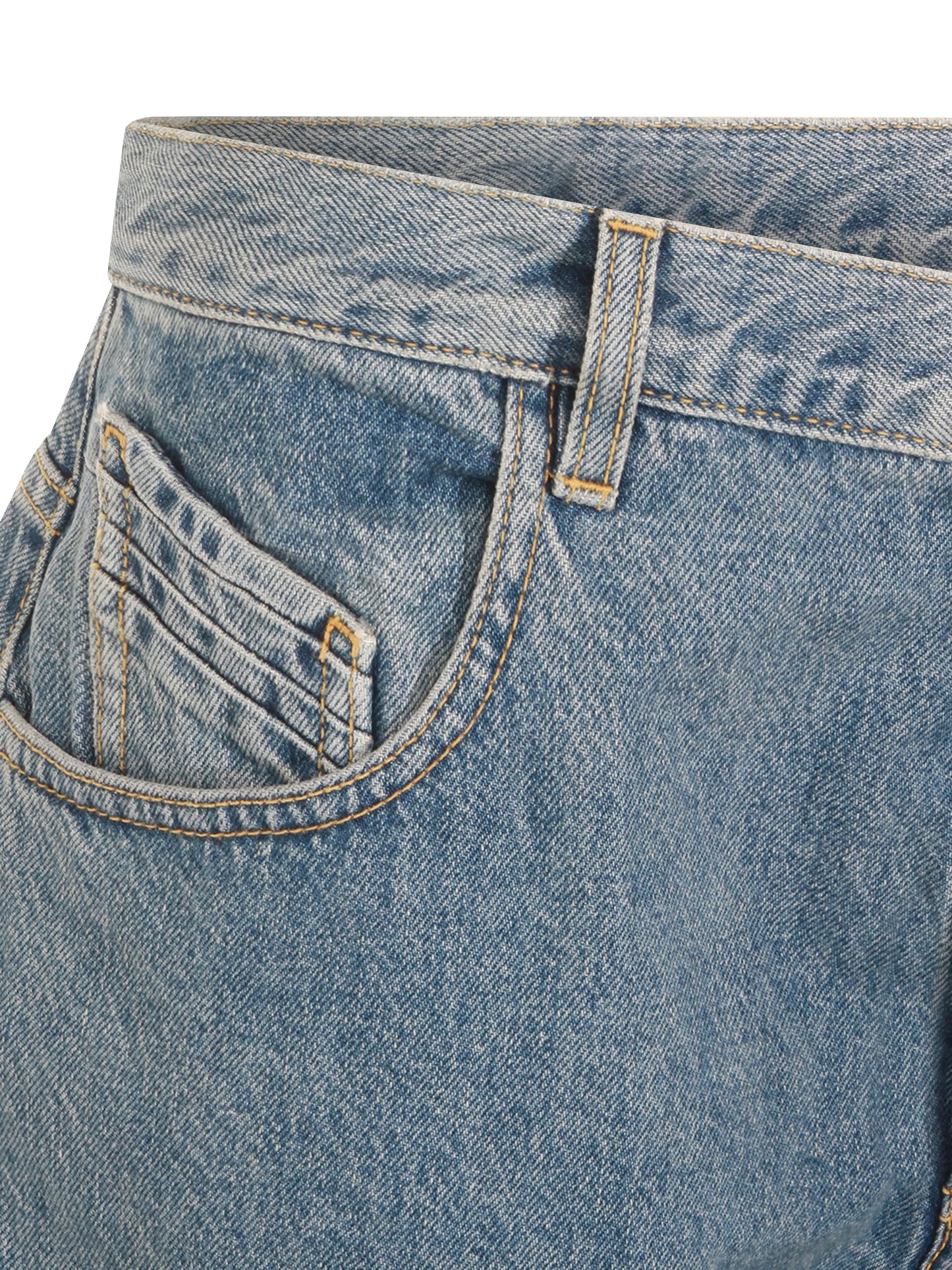 pocket-detail jeans