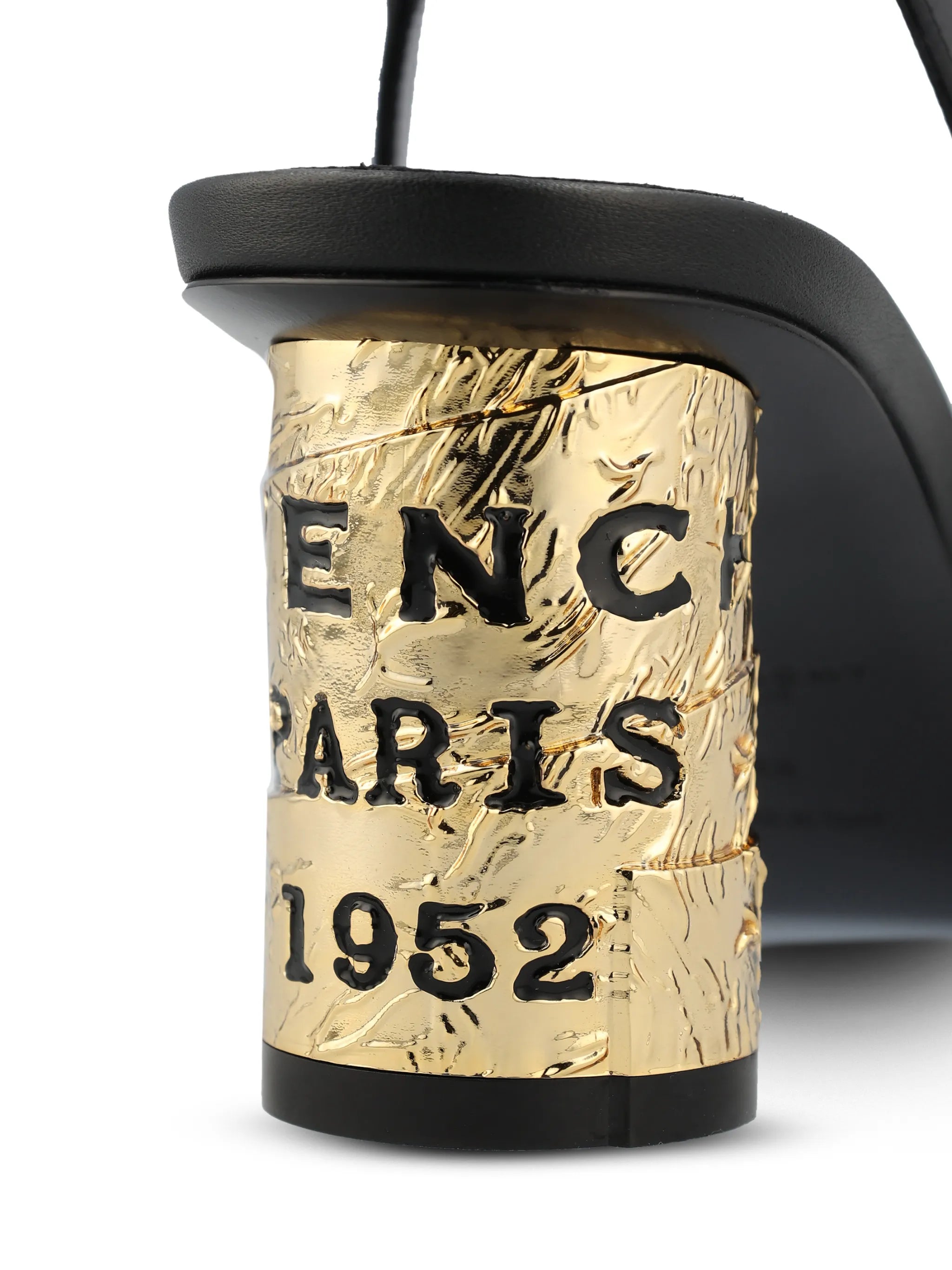 7mm cylindrical heel slingback pumps