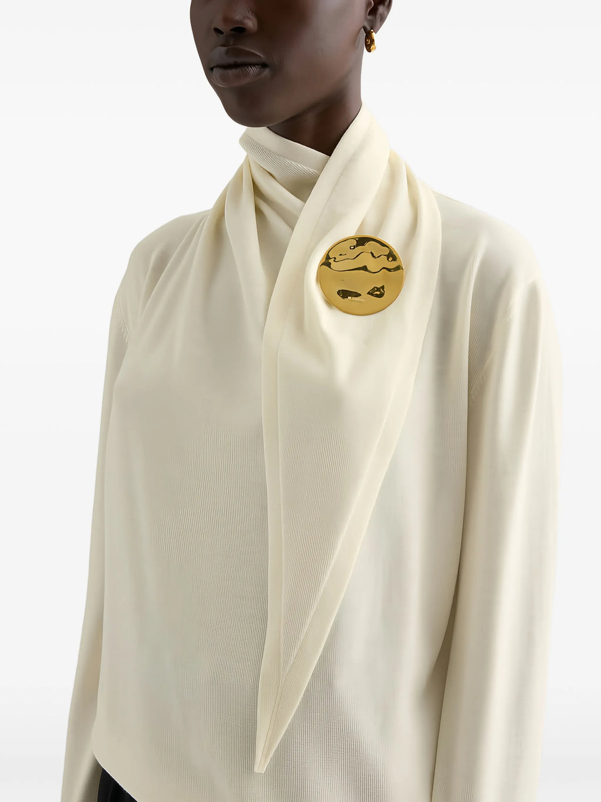lightweight wool high-neck sweater