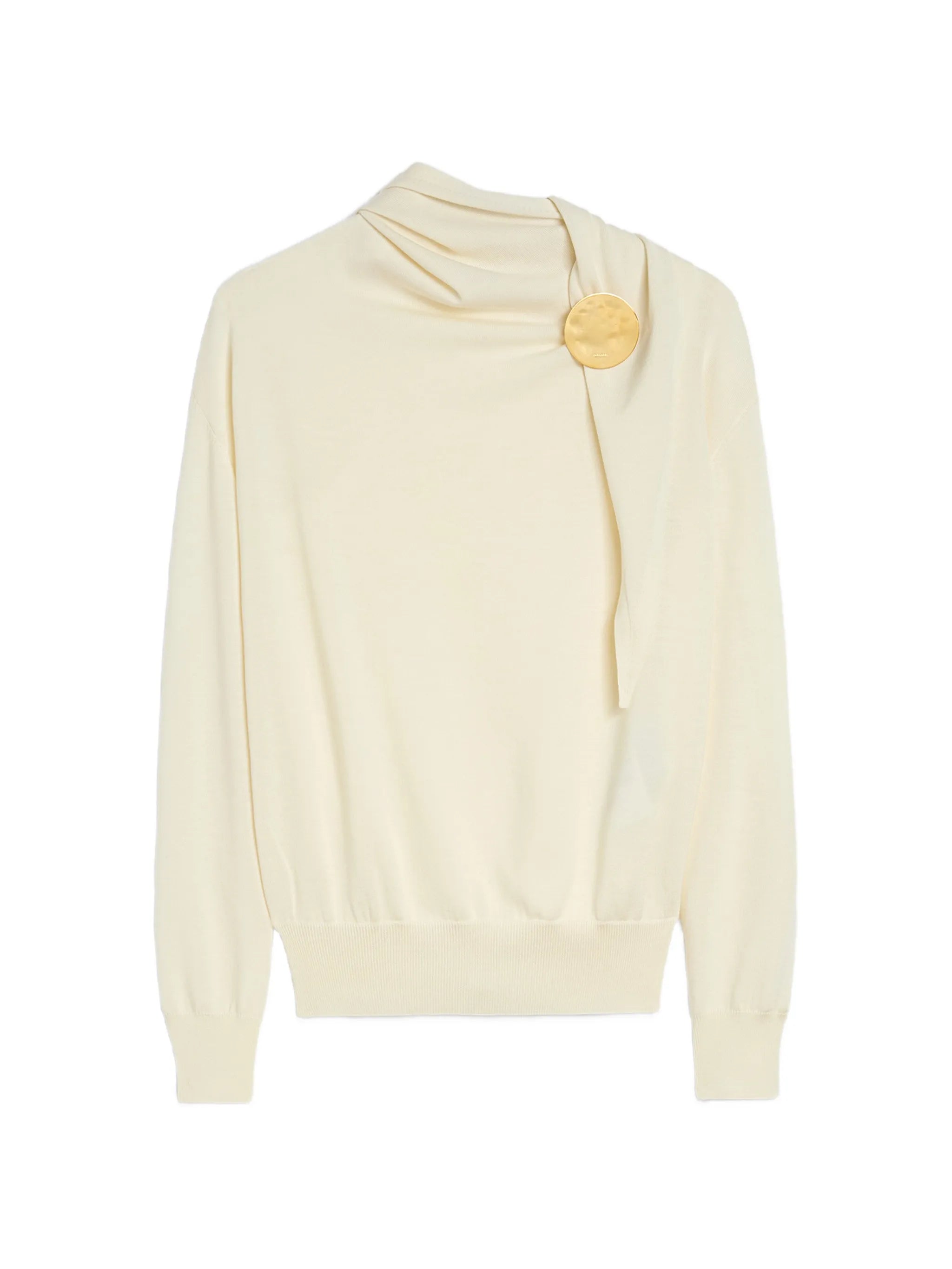lightweight wool high-neck sweater