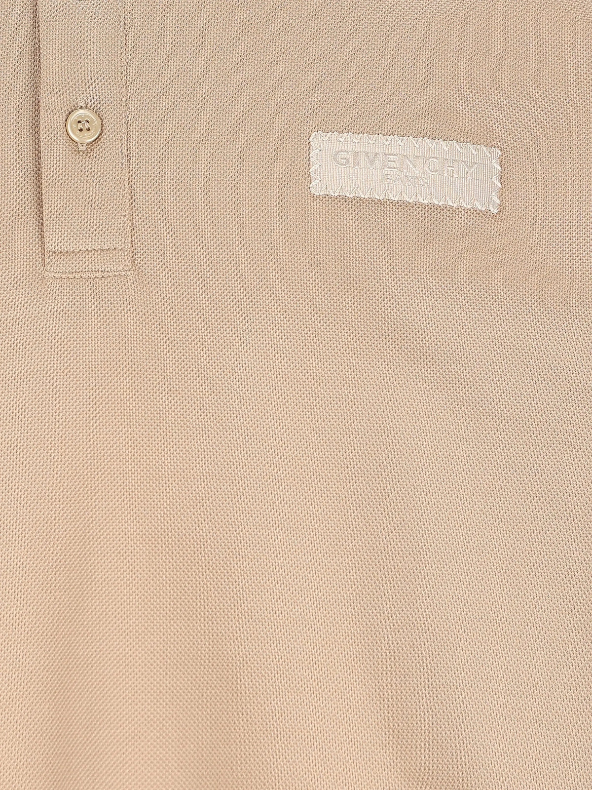 polo in cotton with Givenchy Paris gros grain