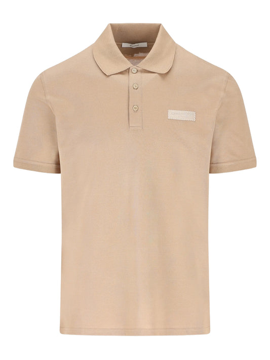 grosgrain ribbon polo shirt