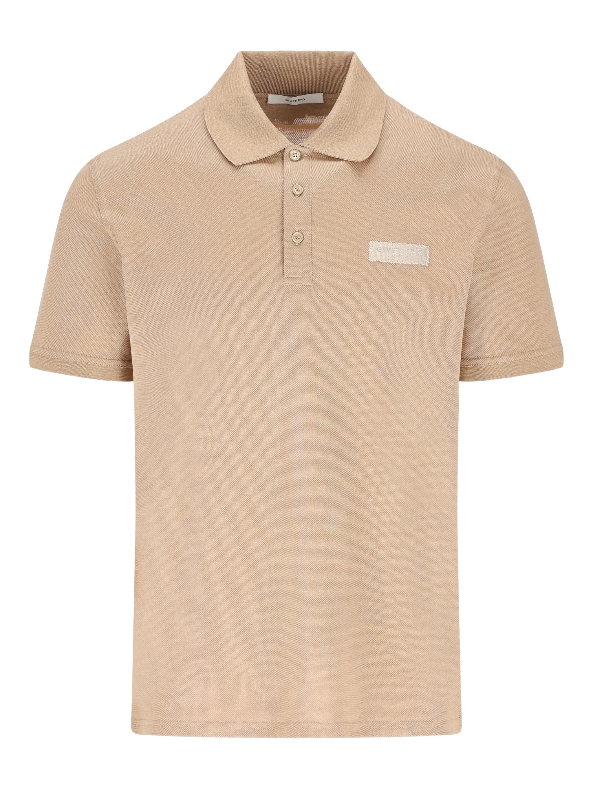 polo in cotton with Givenchy Paris gros grain