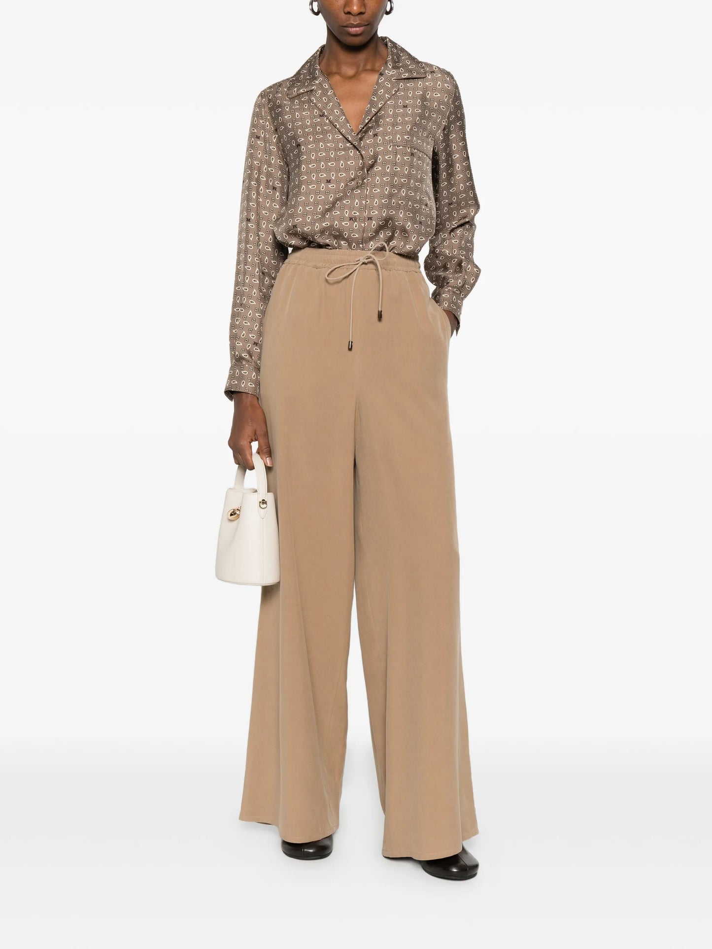 drawstring palazzo pants