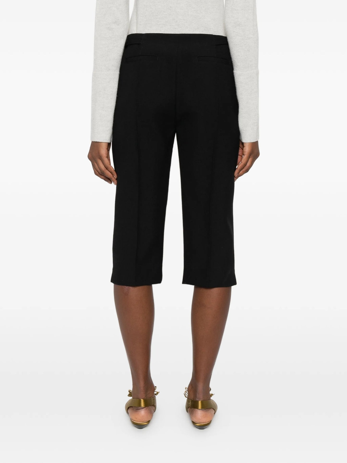 tailored cropped trousers