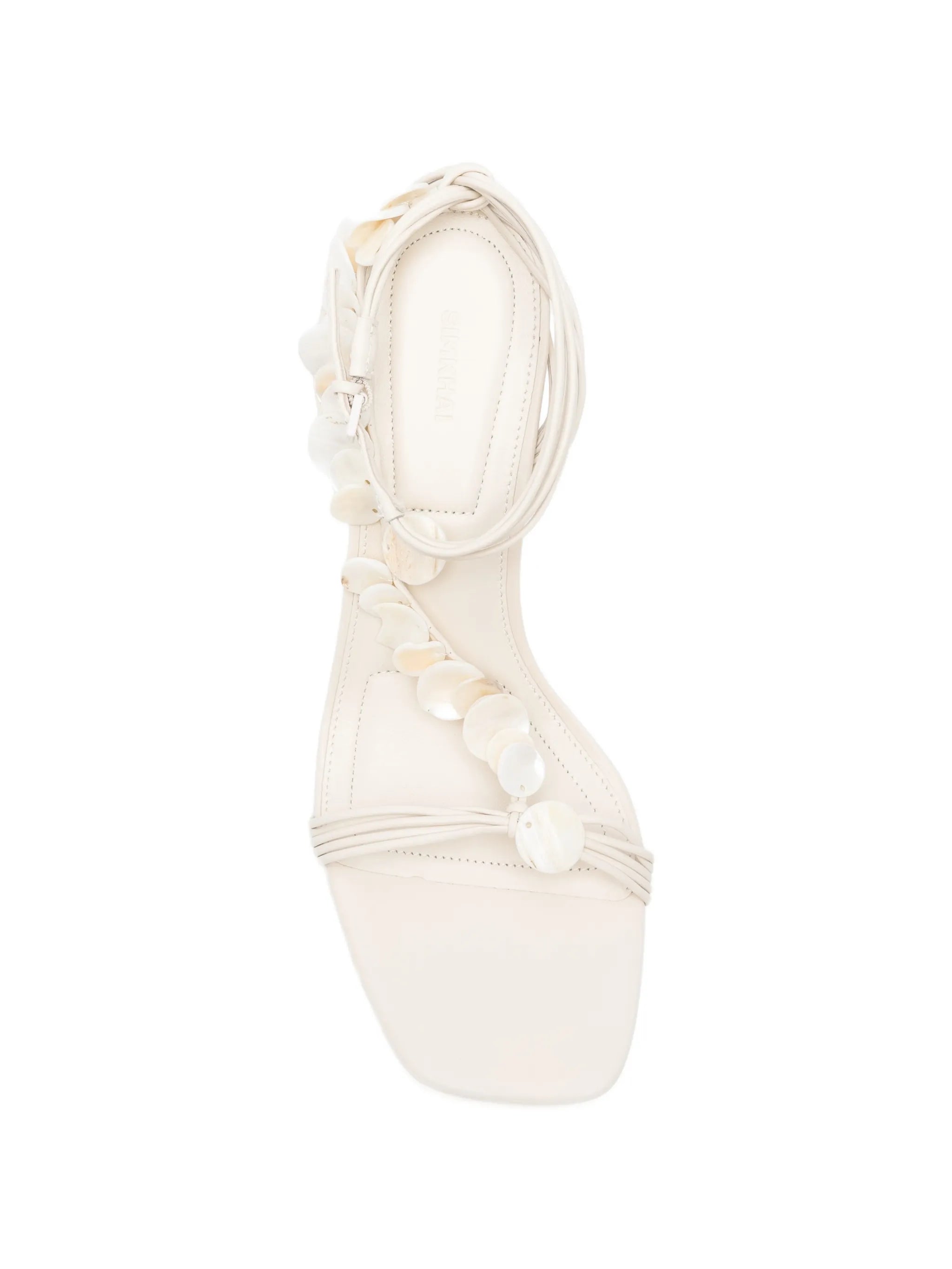 Elin shell sandals