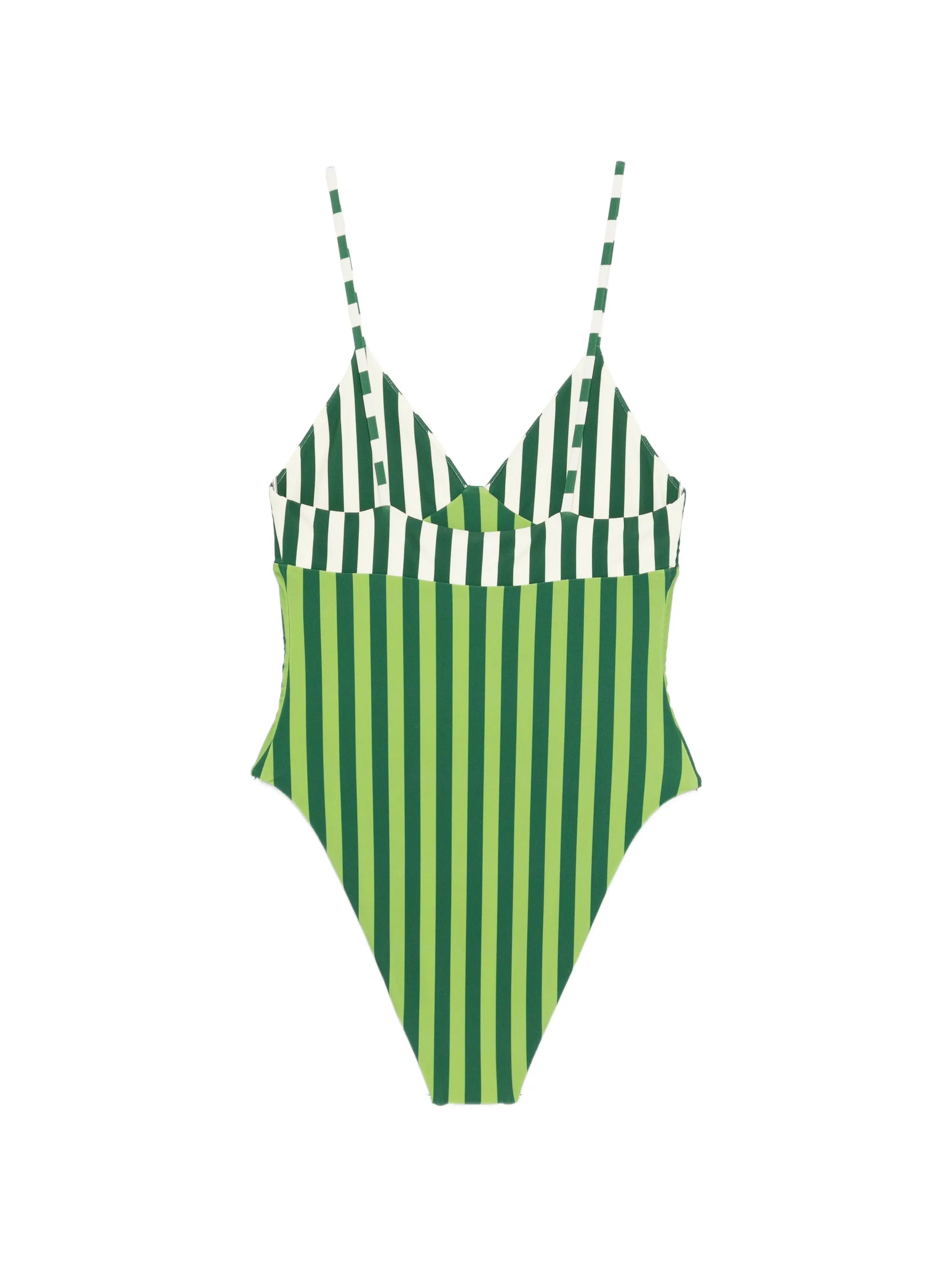 Behati striped swimsuit