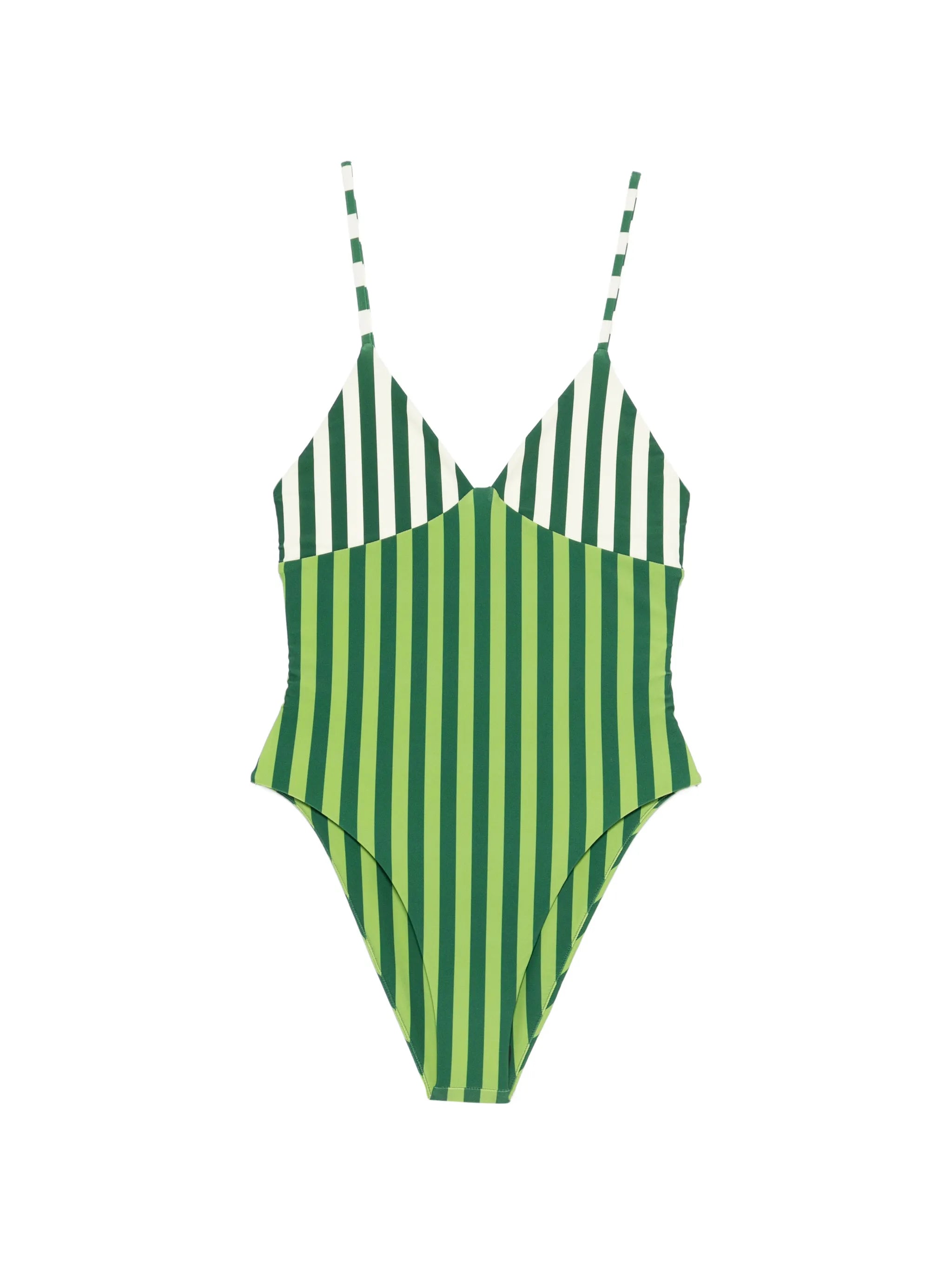 Behati striped swimsuit