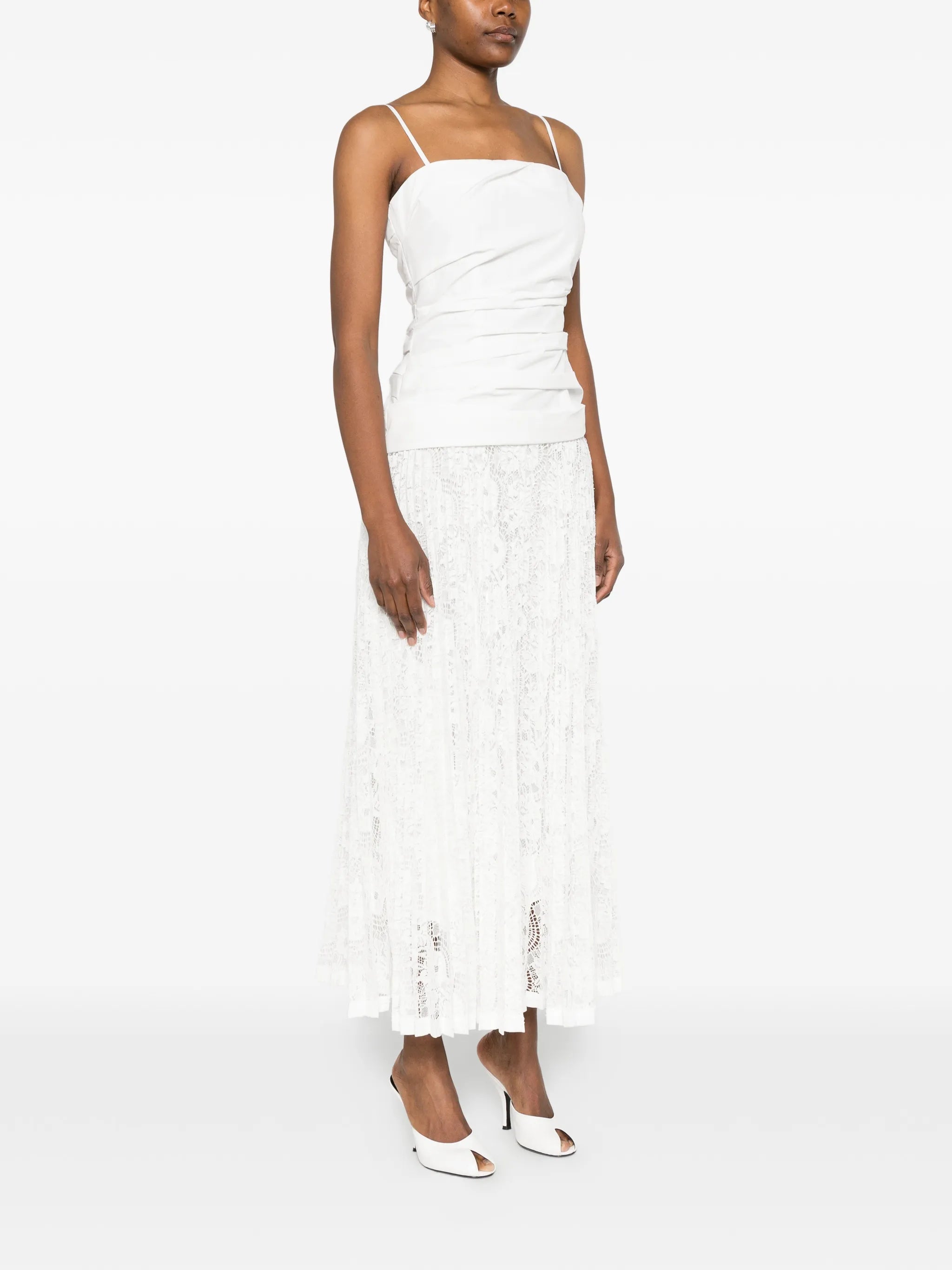 Annalise lace midi dress