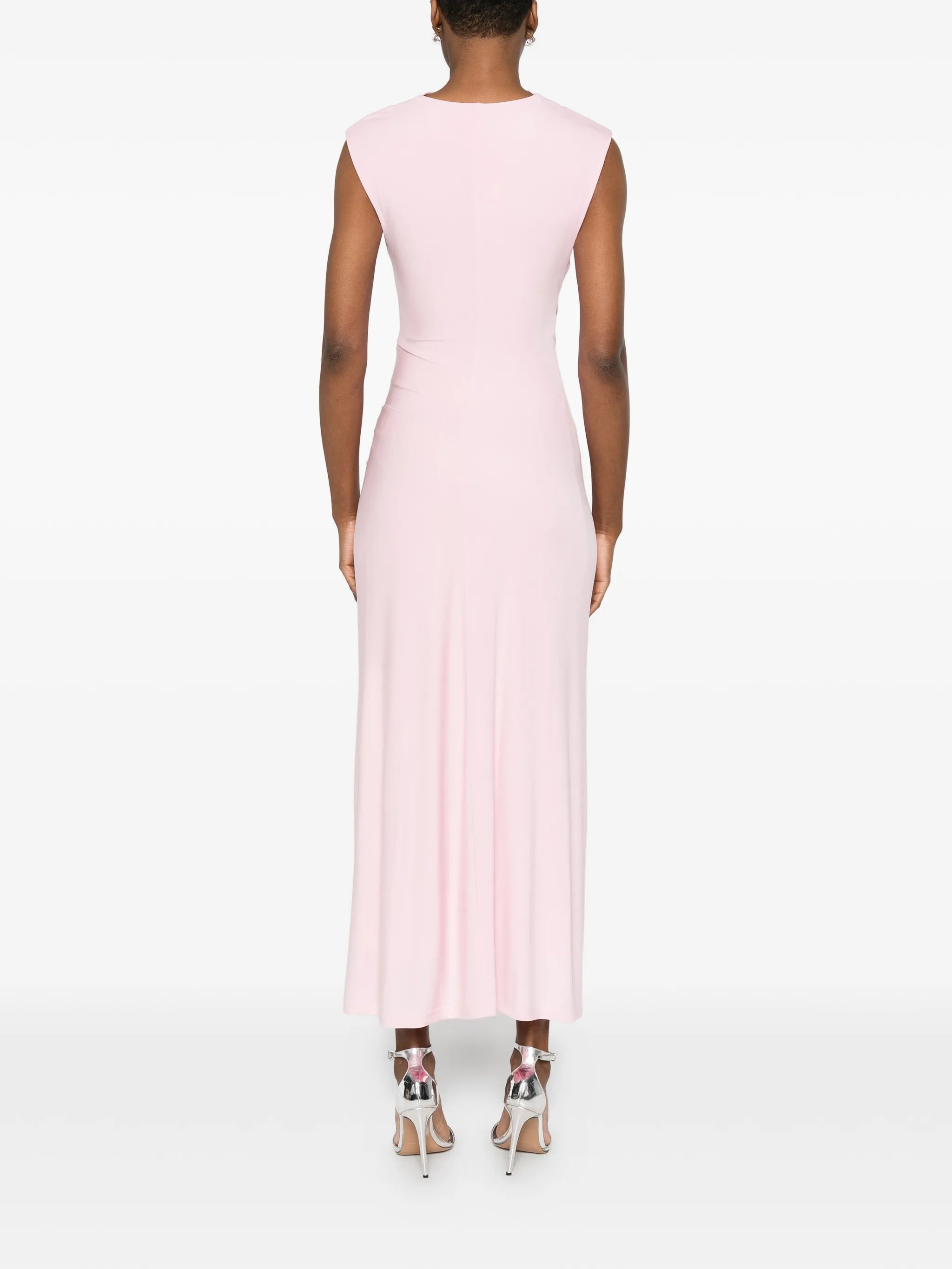 Acacia draped midi dress