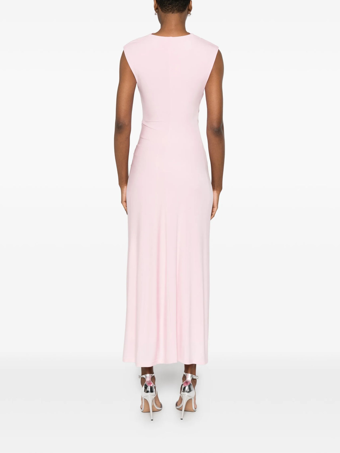 Acacia draped midi dress