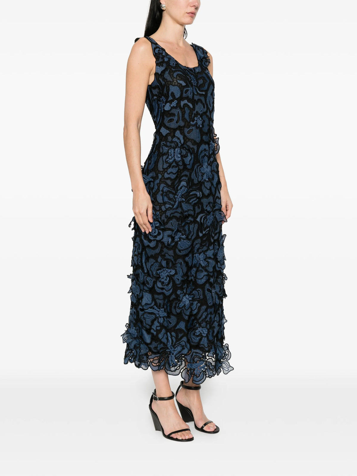 Corinna lace midi dress