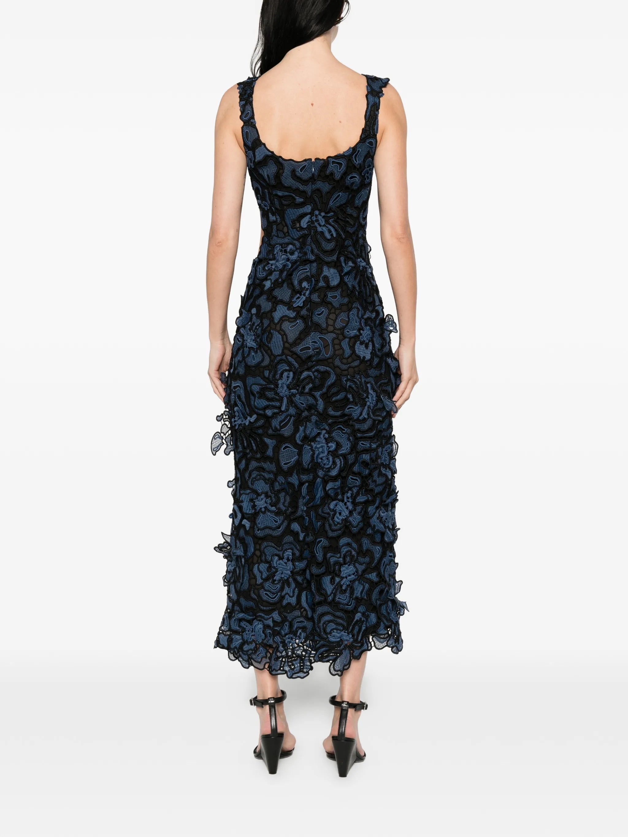 Corinna lace midi dress