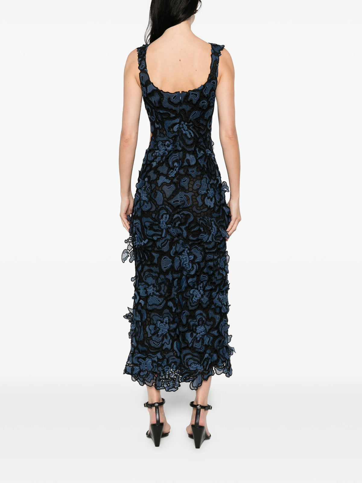 Corinna lace midi dress