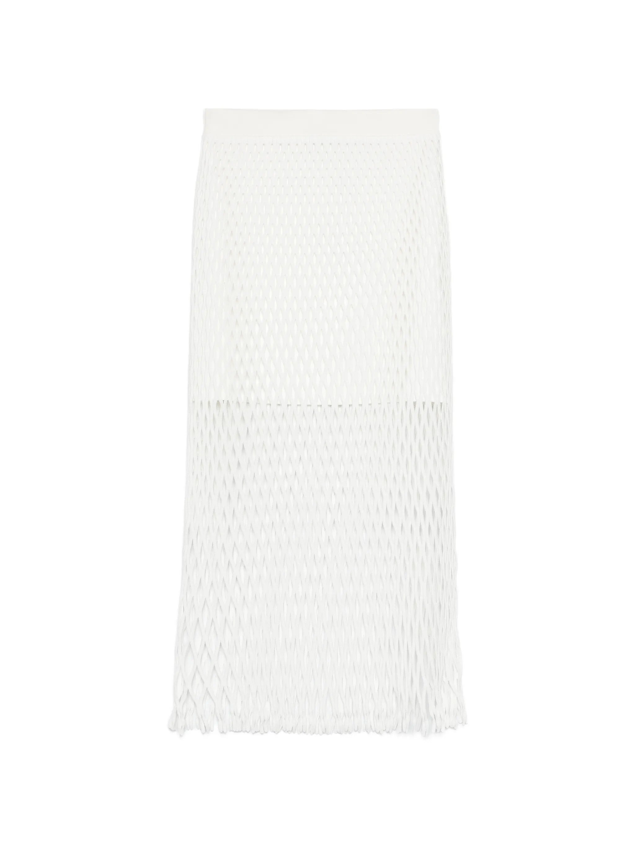 white midi skirt