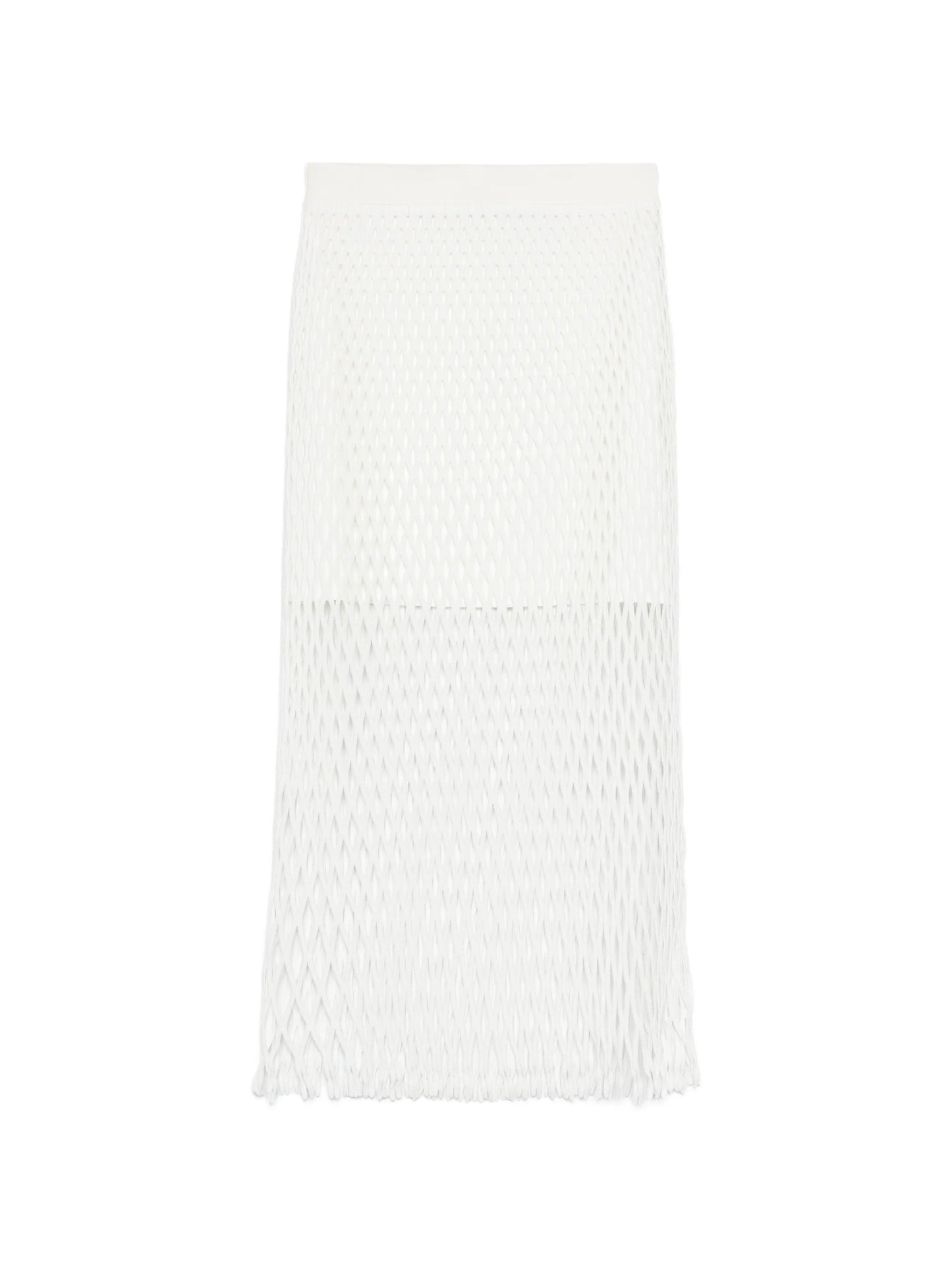 white midi skirt