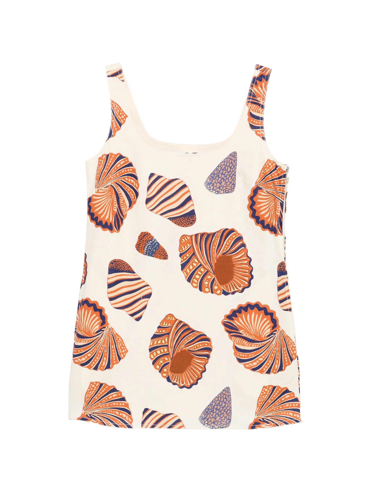 Sahara shell-print mini dress