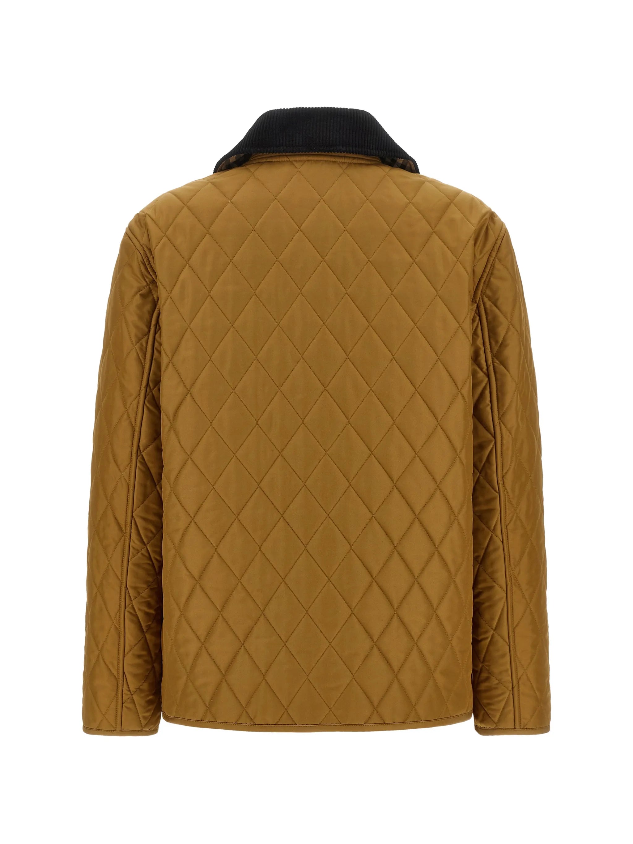 quilted-pattern jacket