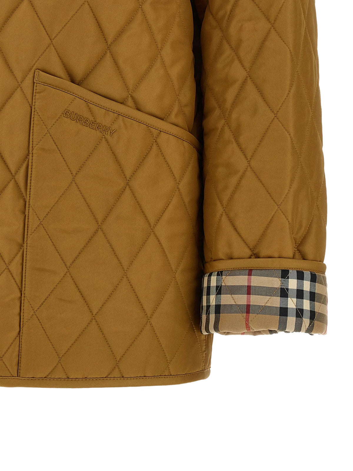 quilted-pattern jacket