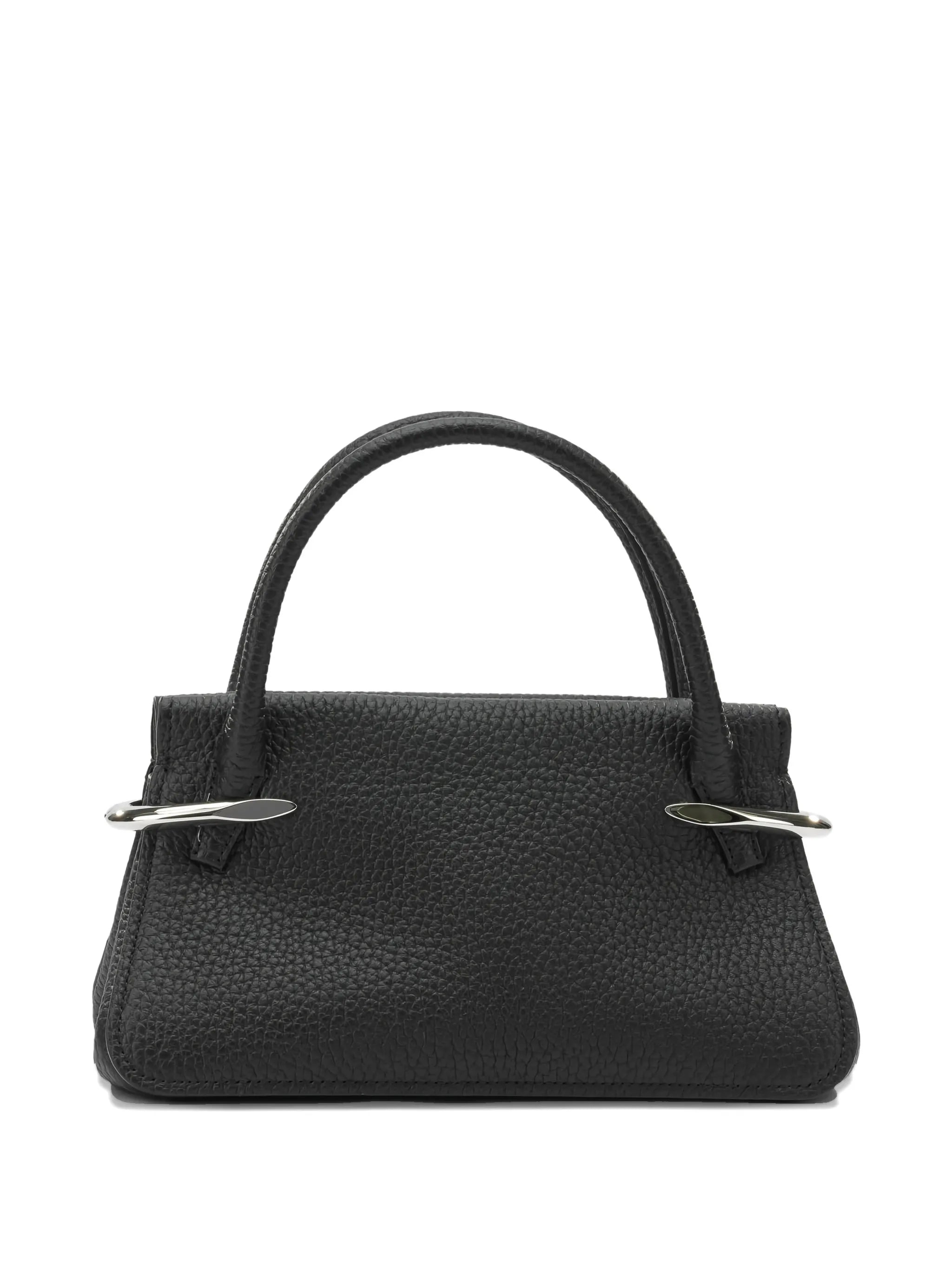 mini pinch bag in leather