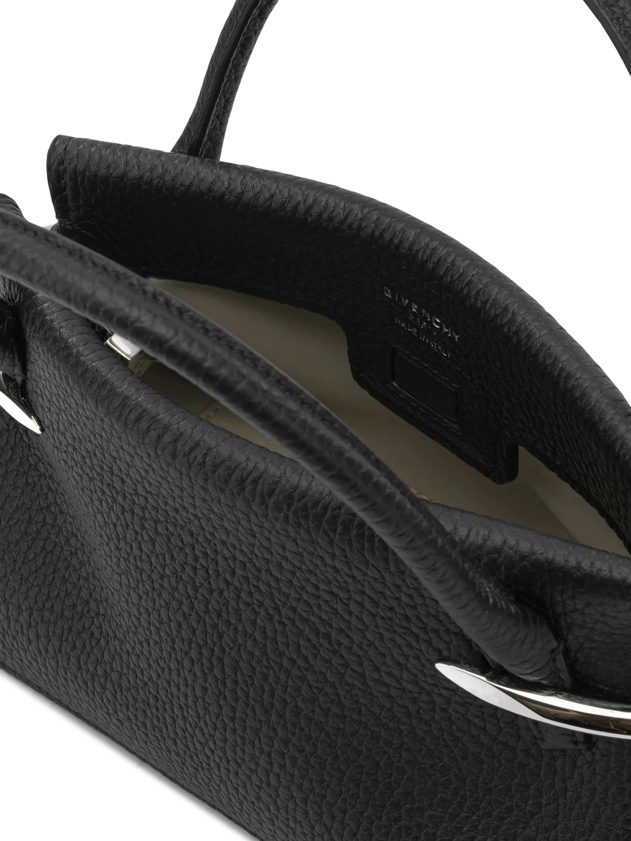 mini pinch bag in leather