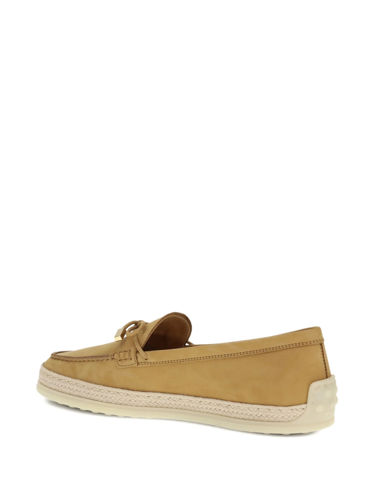 bow-detail round-toe loafers