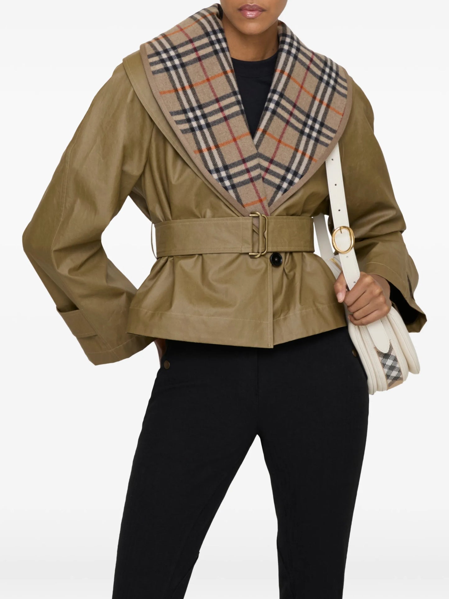 check-warmer jacket