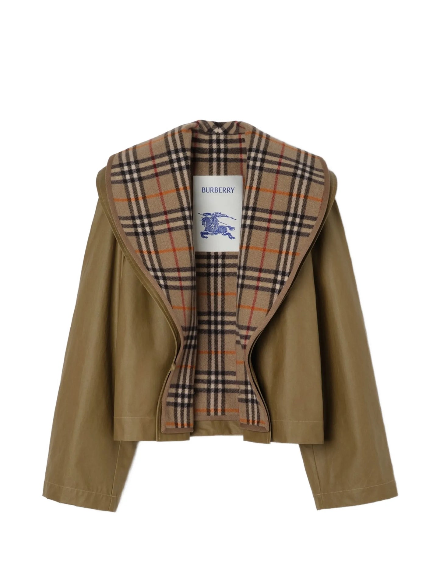 check-warmer jacket