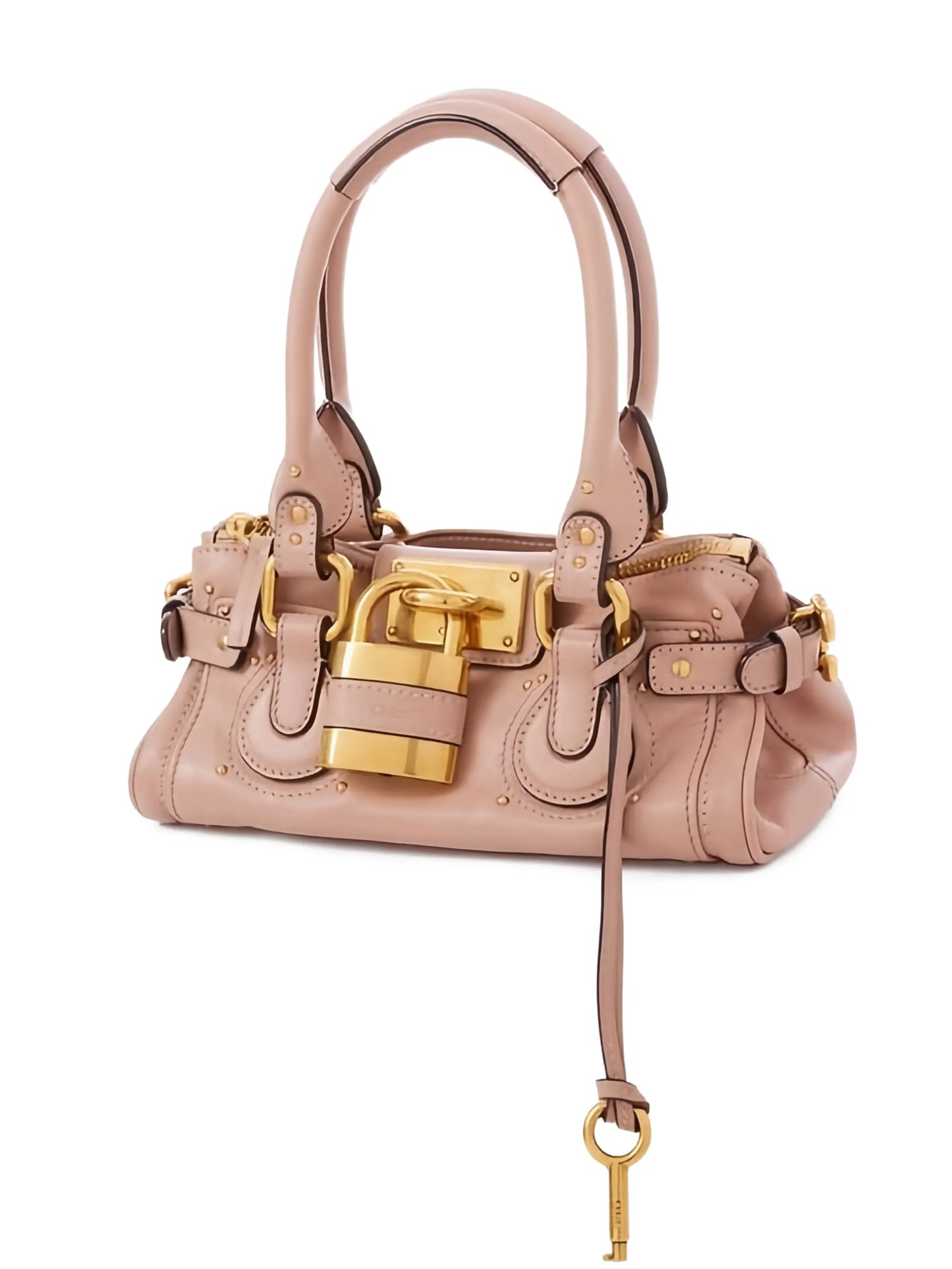Paddington padlock studded tote bag