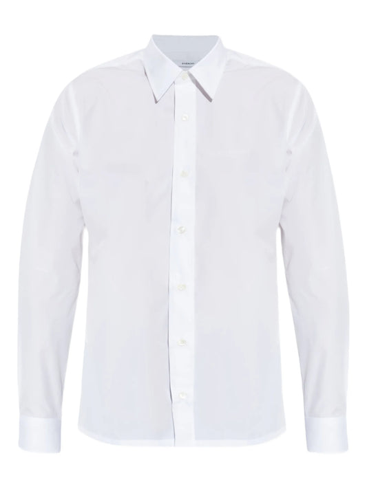 logo slim-fit shirt