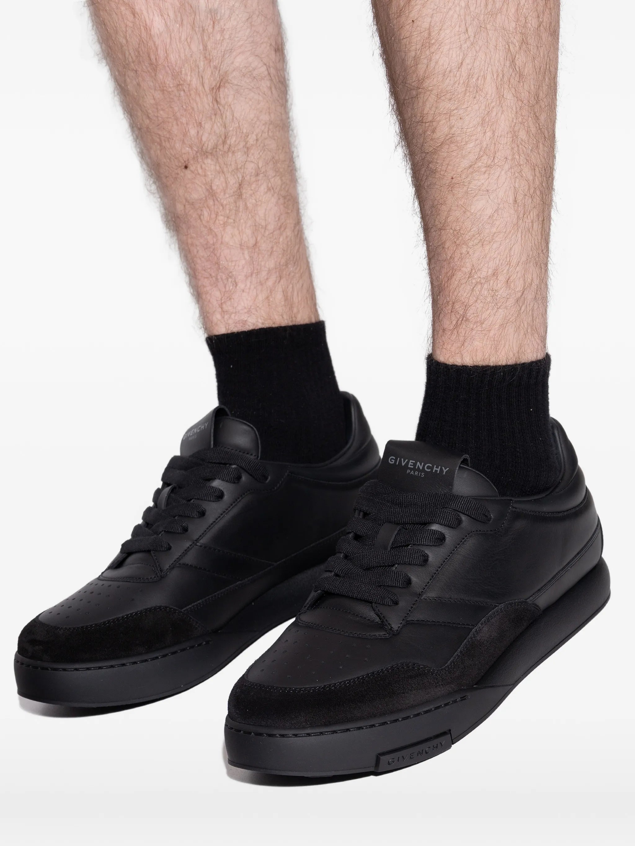 Yard sneakers in leather and suede